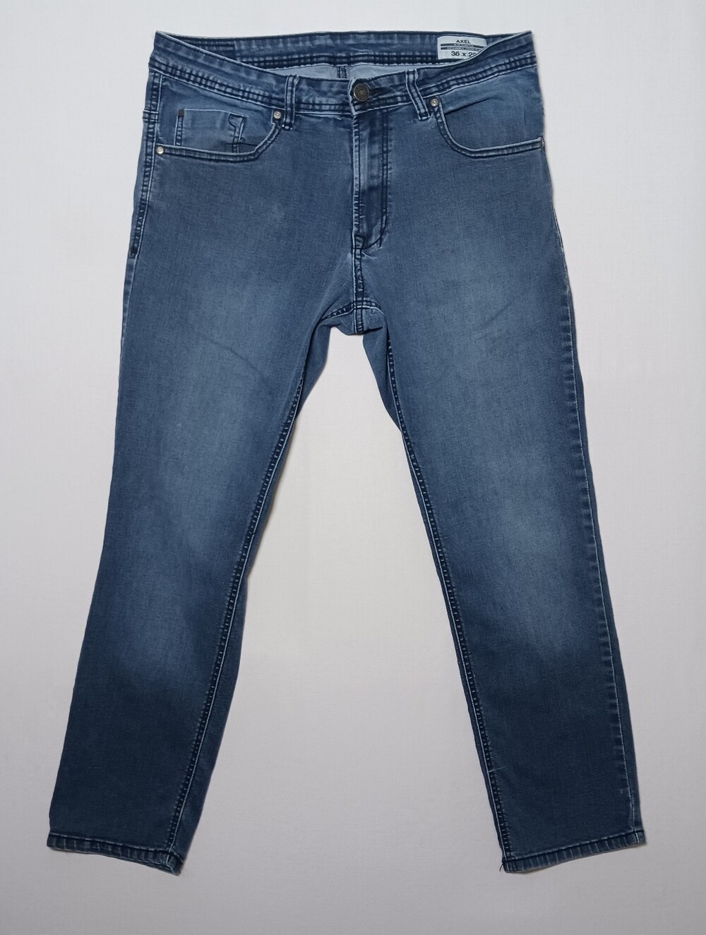 Buffalo David Bitton Mens Axel Slim Stretch Jeans 36X29 Medium Wash Denim
